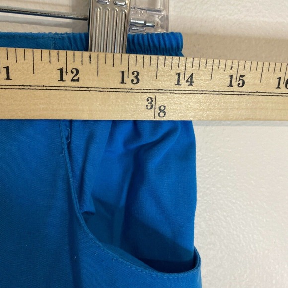 Reina Scrub Bottom Medical Uniform Turquoise Drawstring Pants XS - Picture 7 of 12